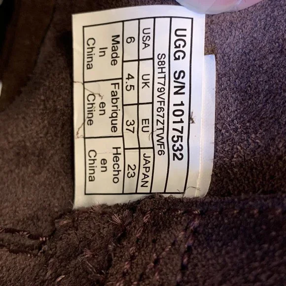 UGG Classic Unlined Mini Boot Size 6 Plum/Eggplant - Picture 9 of 10